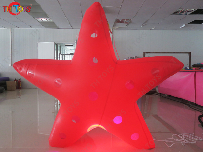 Inflatable Star Balloon with LED Lighting Outdoor Advertising Inflatable Starfish Balloon