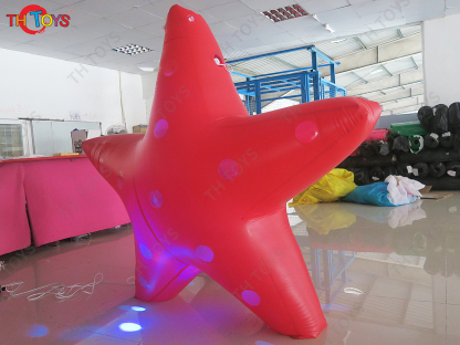 Inflatable Star Balloon with LED Lighting Outdoor Advertising Inflatable Starfish Balloon