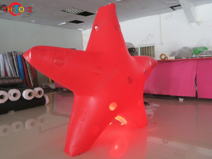 Inflatable Star Balloon with LED Lighting Outdoor Advertising Inflatable Starfish Balloon
