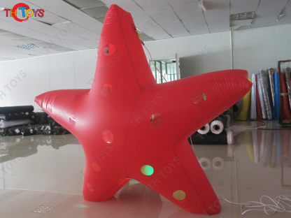 Inflatable Star Balloon with LED Lighting Outdoor Advertising Inflatable Starfish Balloon