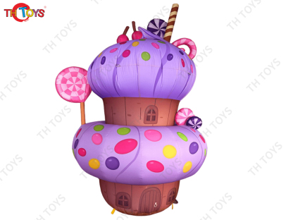 Inflatalbe Advertising Sweet House Inflatable Candy Cake Model