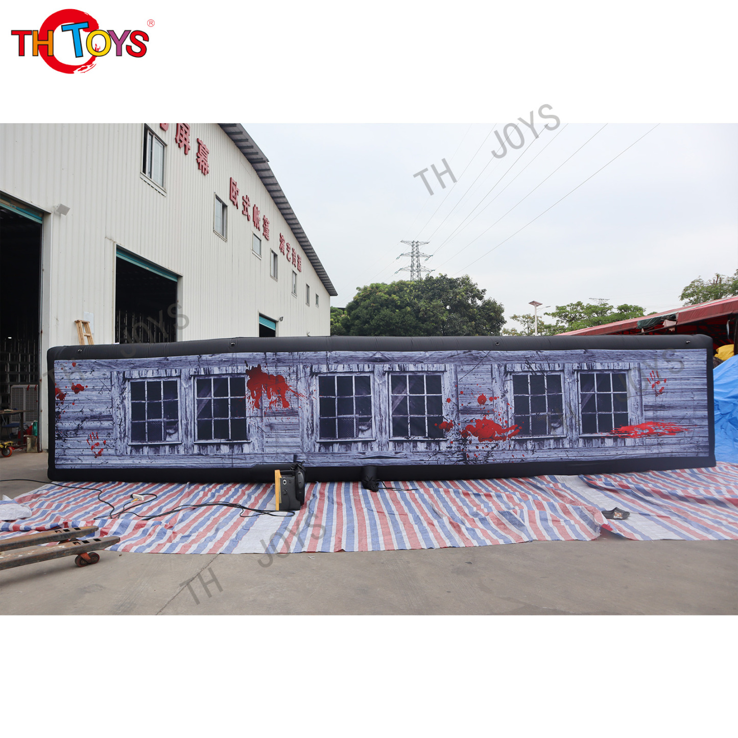 customized halloween inflatable haunted house laser tag games inflatable arena for kids and adults inflatable maze