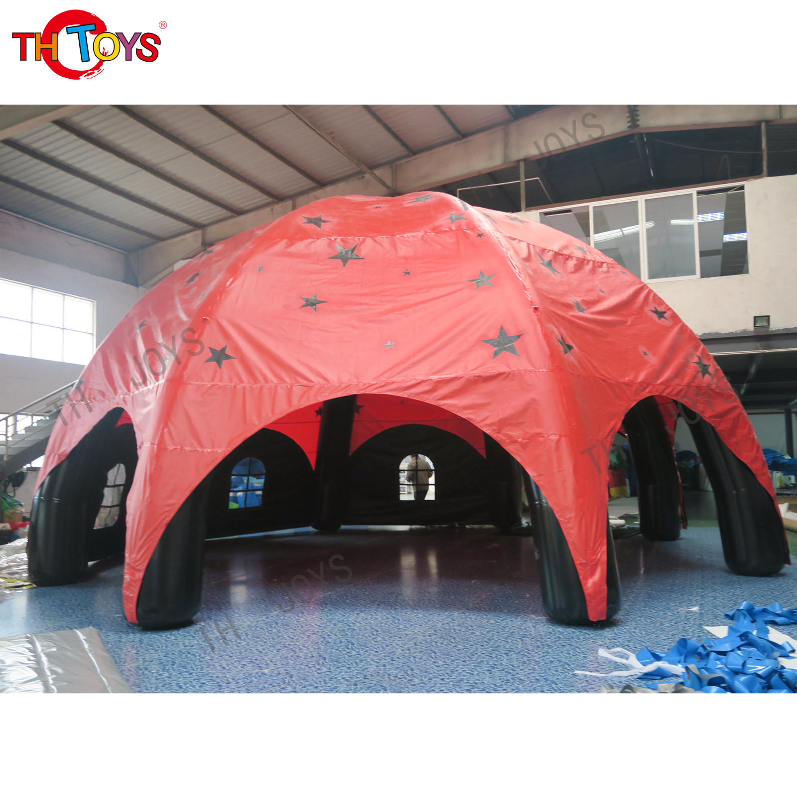 Inflatable spider tents04
