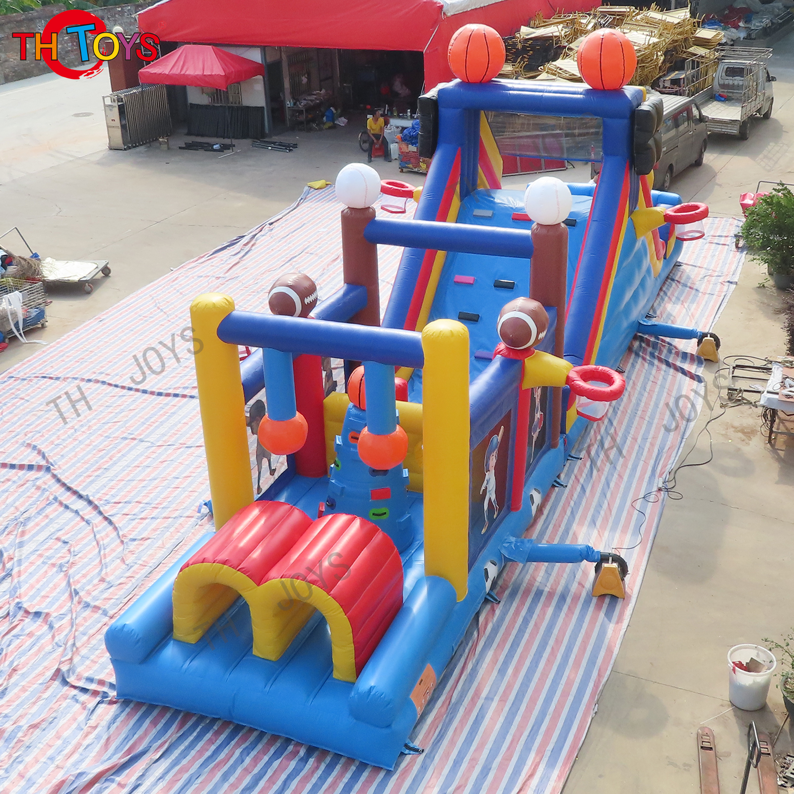 Inflatable Obstacle Course Sports Games-6