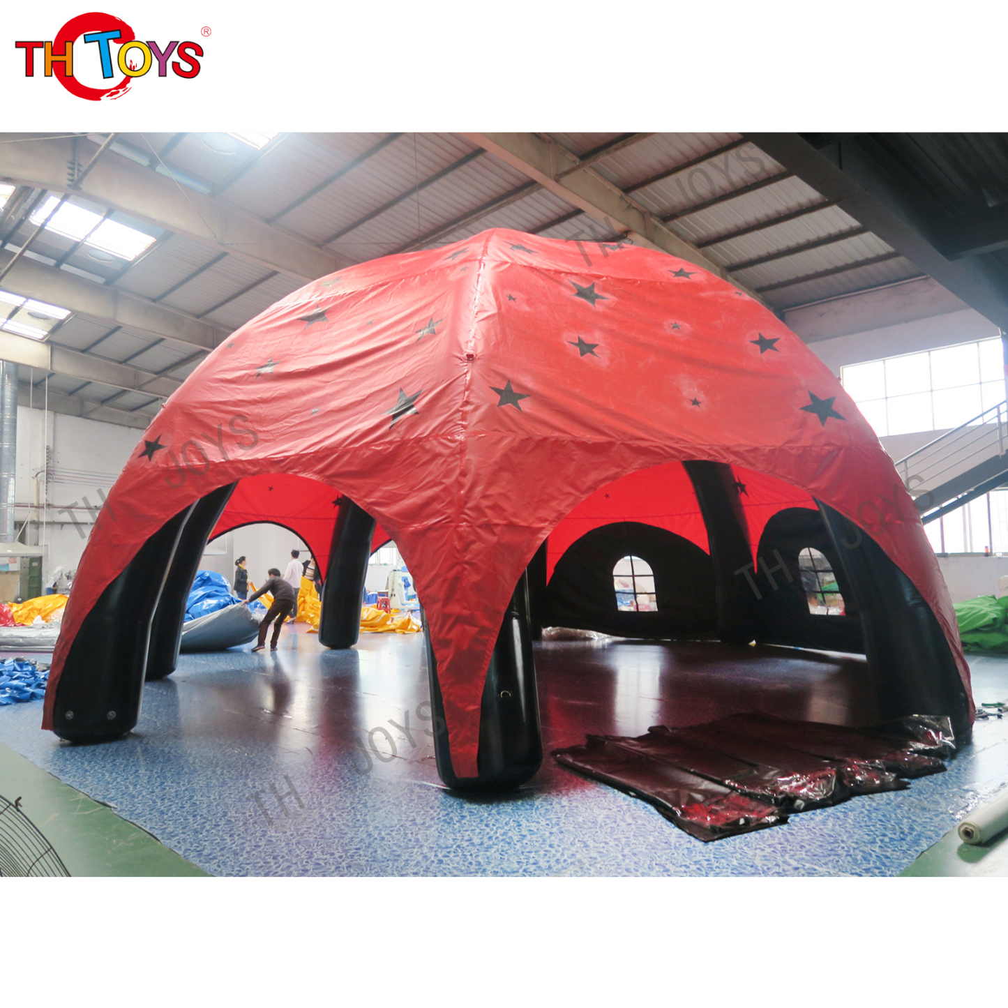 Inflatable spider tents04