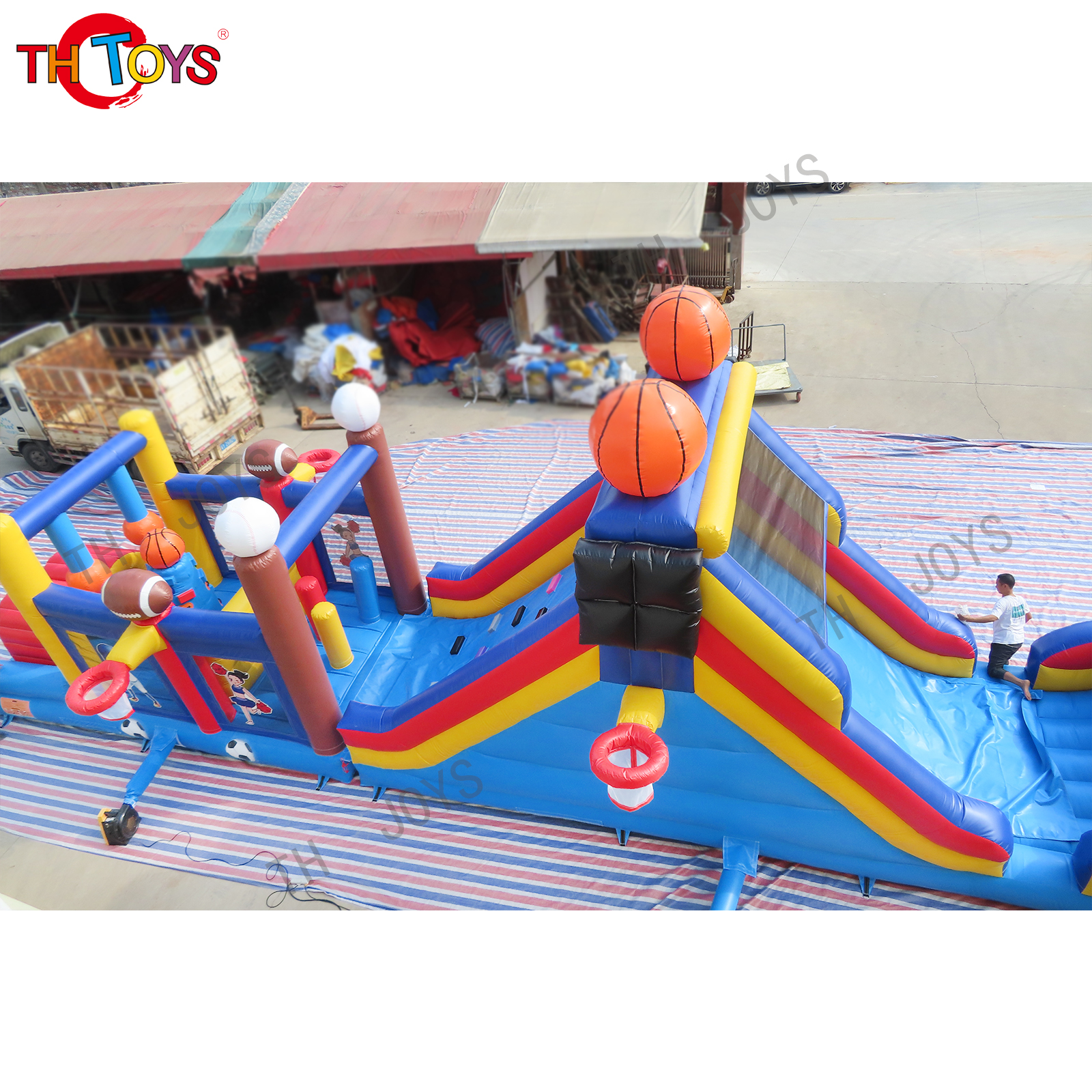 Inflatable Obstacle Course Sports Games-6
