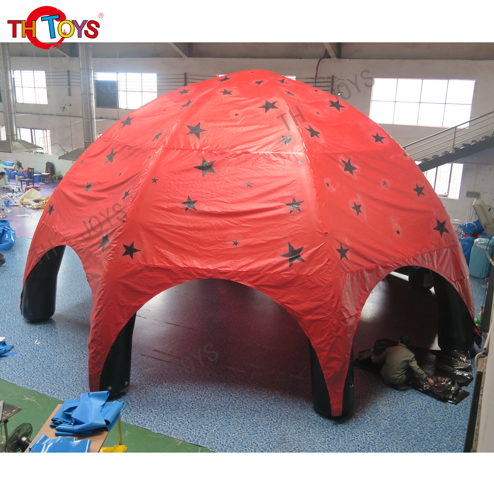 Inflatable spider tents04