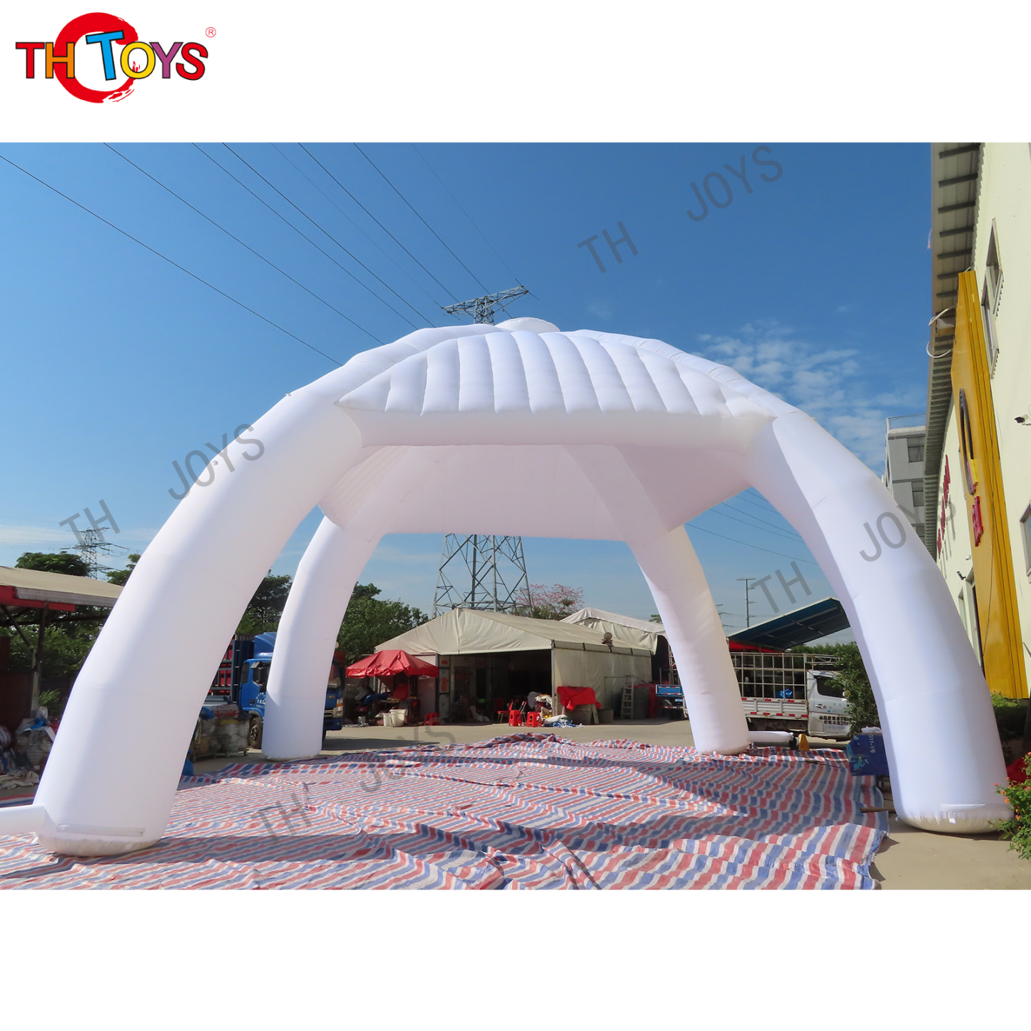 Inflatable spider tents05