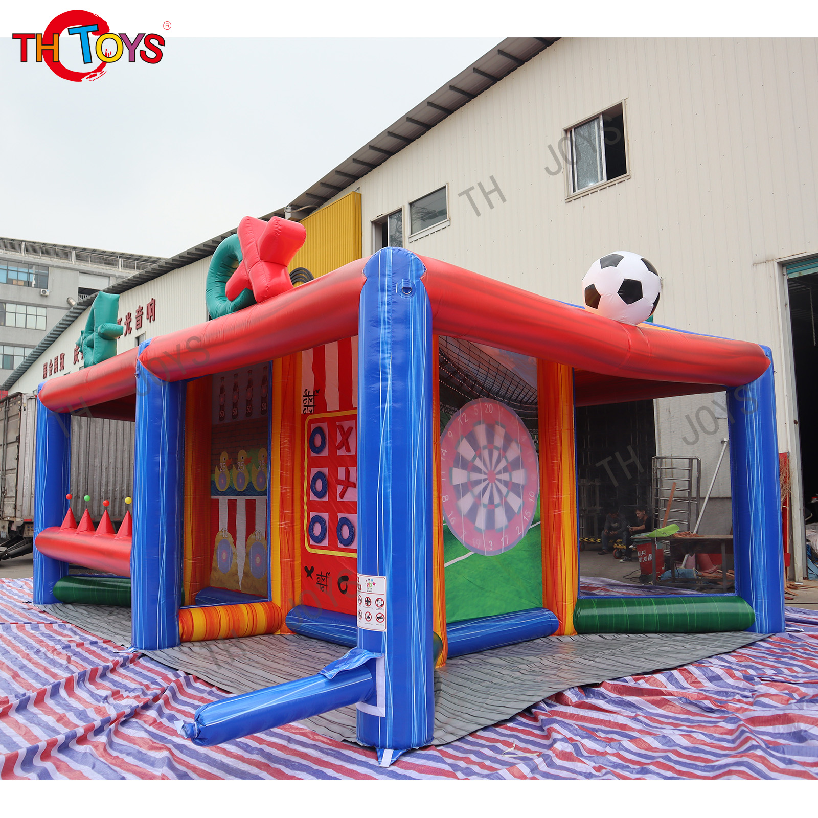 outdoor funny inflatable carnival sport game with customized design