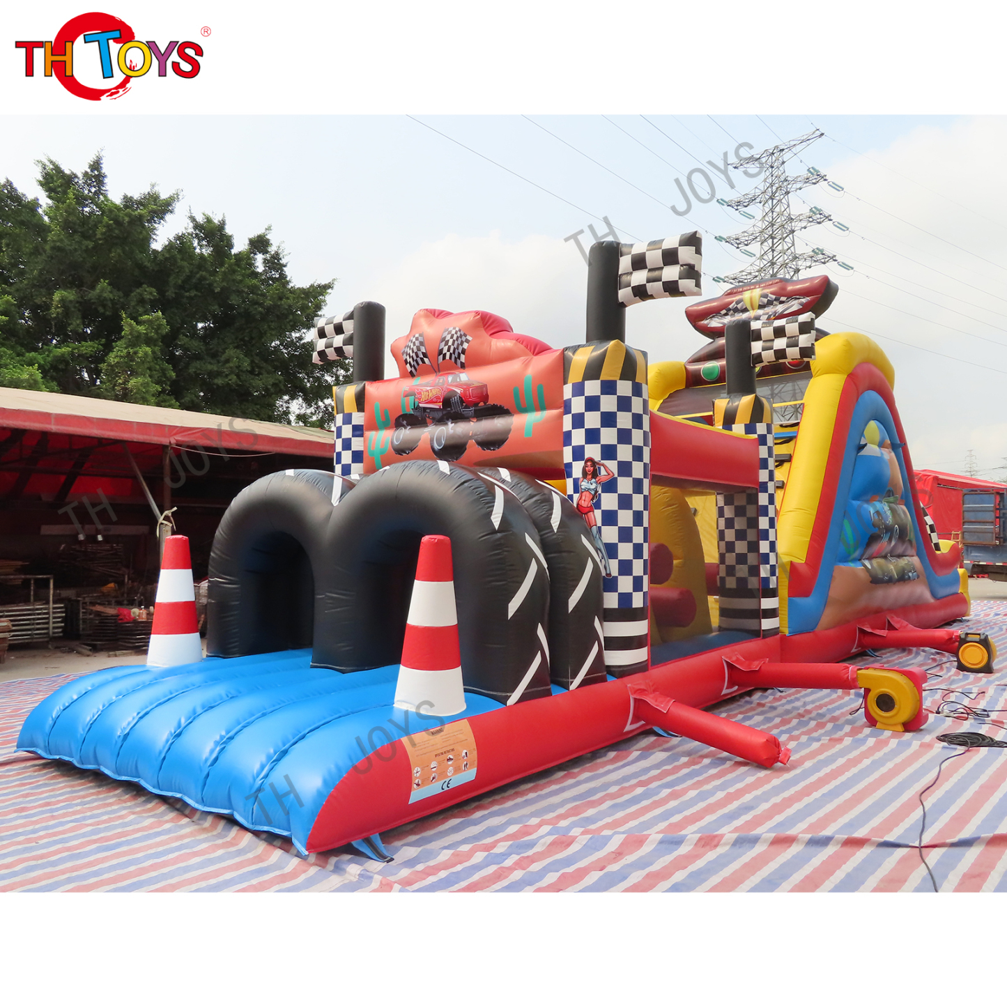 Inflatable Obstacle Course Sports Games-7