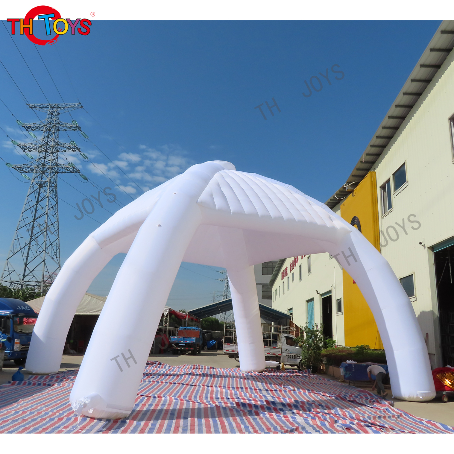 Inflatable spider tents05