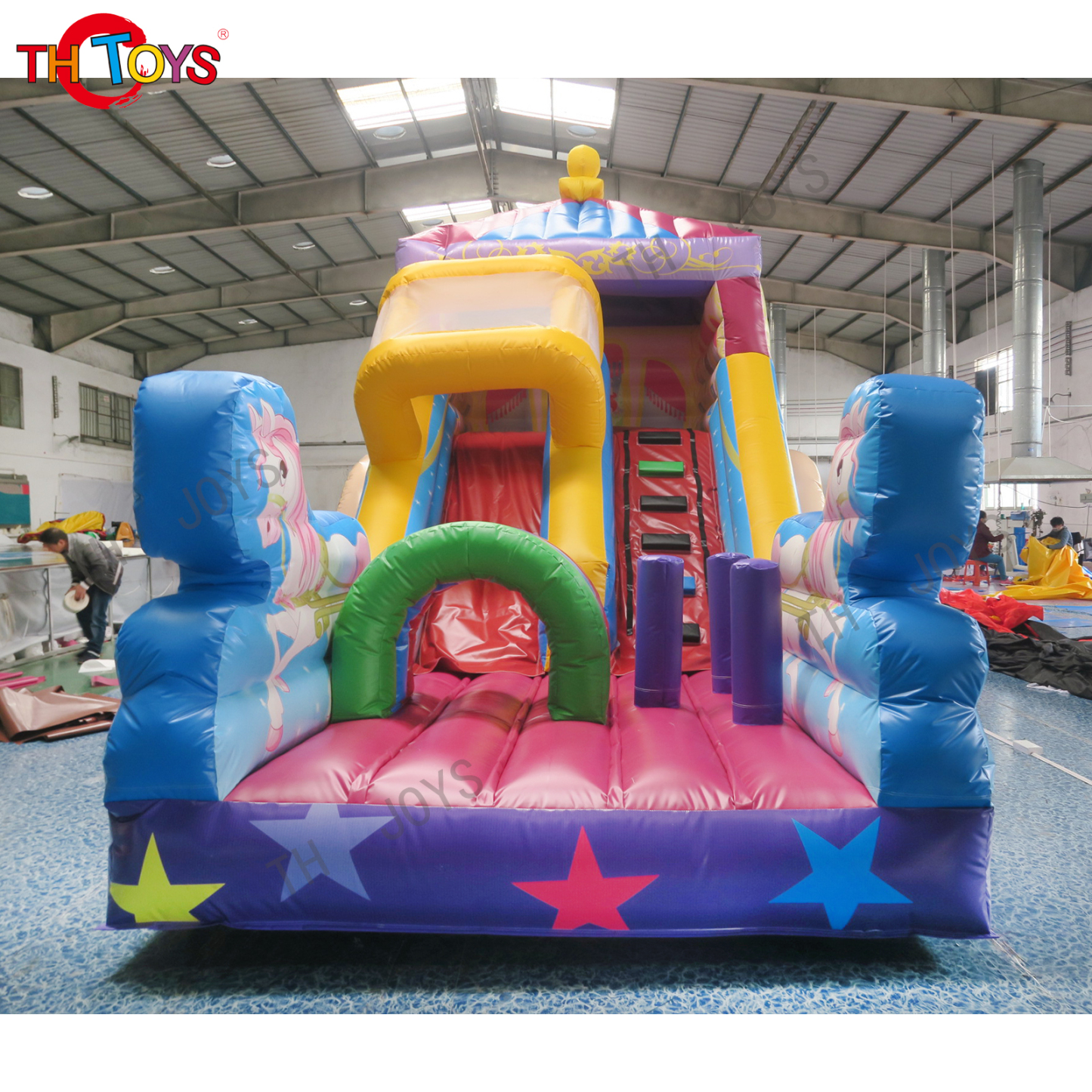 Inflatable slide-8
