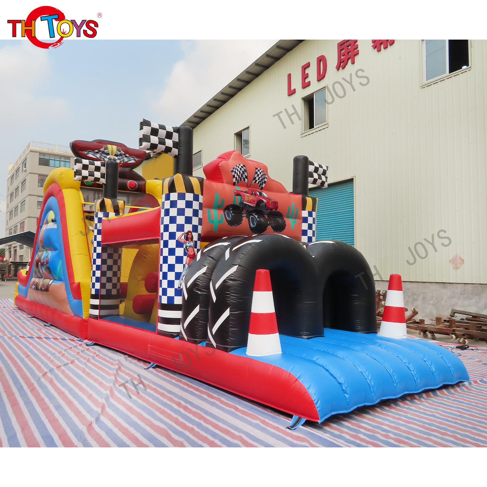 Inflatable Obstacle Course Sports Games-7