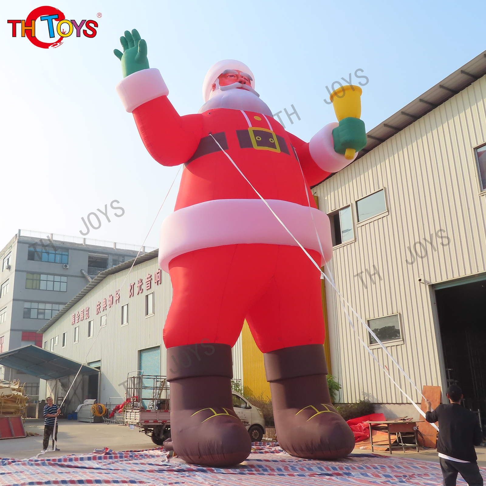 Outdoor giant inflatable Christmas decoration Applications for events inflatable Santa Claus Holiday Decoration