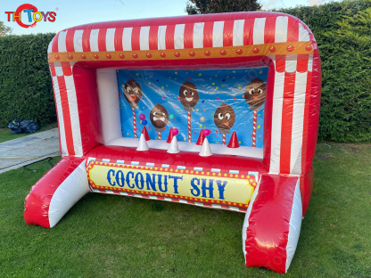 Inflatable Interactive Games Inflatable Shooting Range Sport Game Kids Carnival Darts Shooting Toys