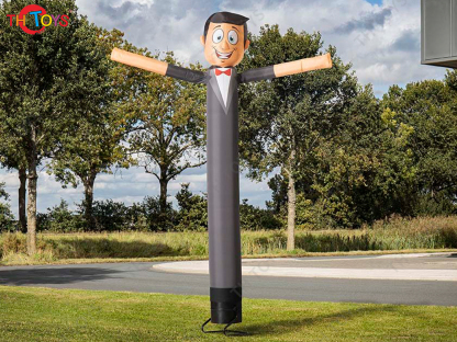 Wedding Decoration Skydancer Bride and Groom Inflatable Air Dancer Sky Dancing Cartoon with Blower
