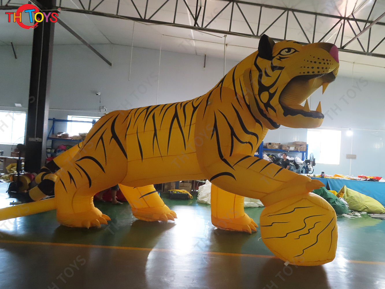 Realistic Giant Inflatable Tiger Animal Cartoon Tiger Balloon