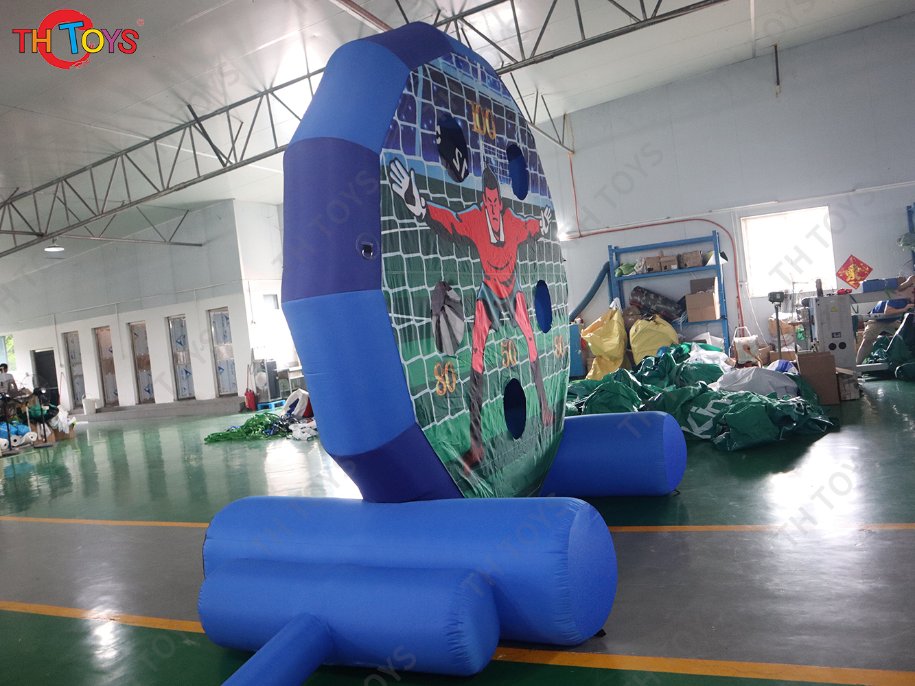 double sides Inflatable Soccer Dart Board,Inflatable Football Shooting Target Outdoor Sports Games