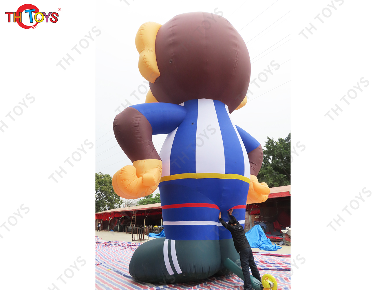 Advertising Giant Inflatable Monkey Model Cartoon Animals Characters For Sale