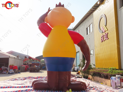 Advertising Giant Inflatable Monkey Model Cartoon Animals Characters For Sale