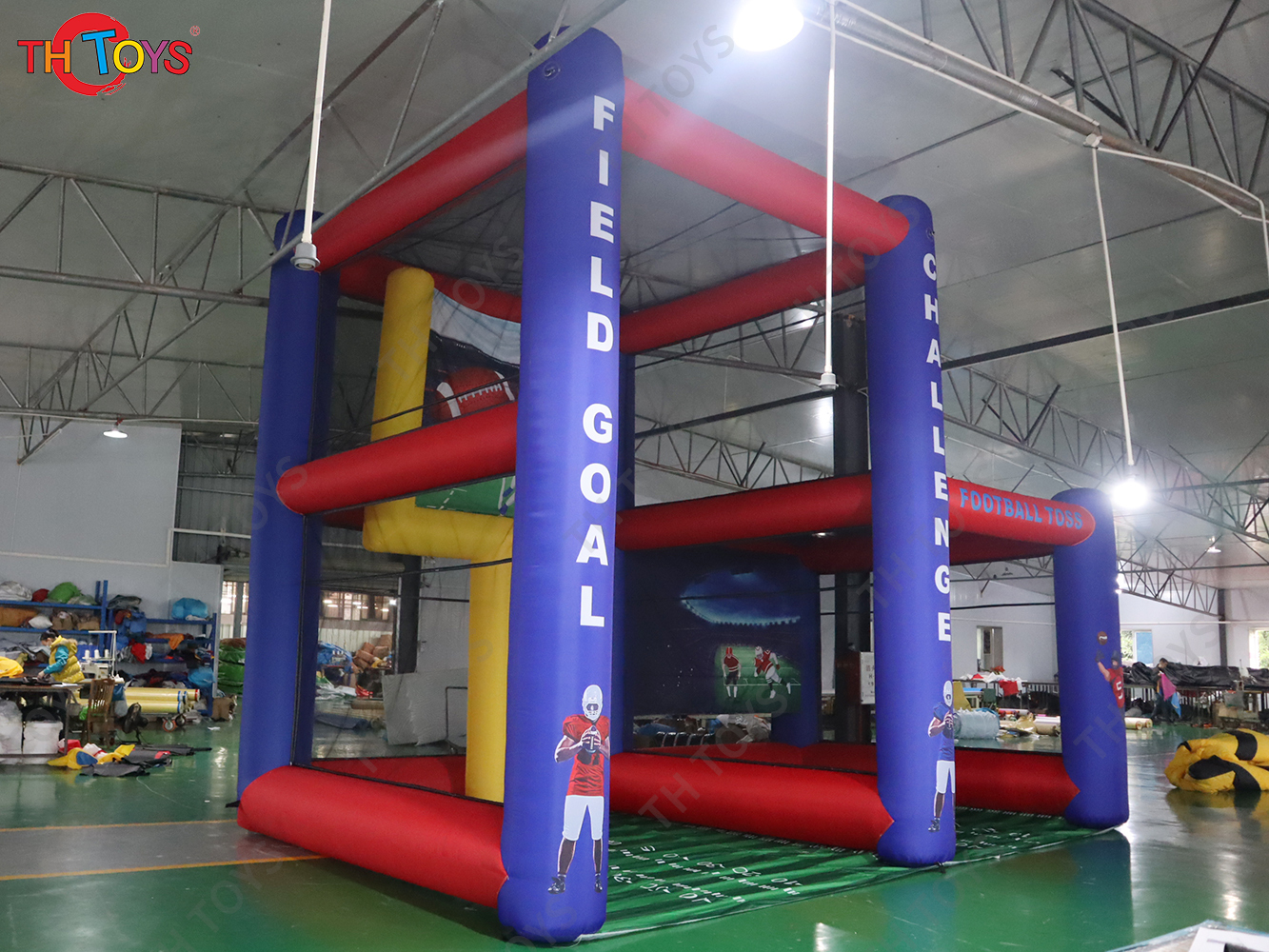 new design inflatable field goal challenge, inflatable rugby field goal,inflatable football toss game, inflatable shooting games