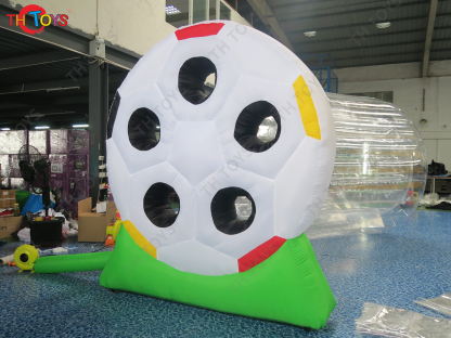 Inflatable Soccer Football Dart Board Blow Up Foot Darts Shooting Target Sports Carnival Game