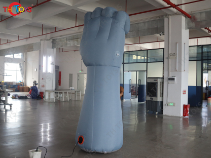 4m13ft tall giant inflatable Fist Model for advertising