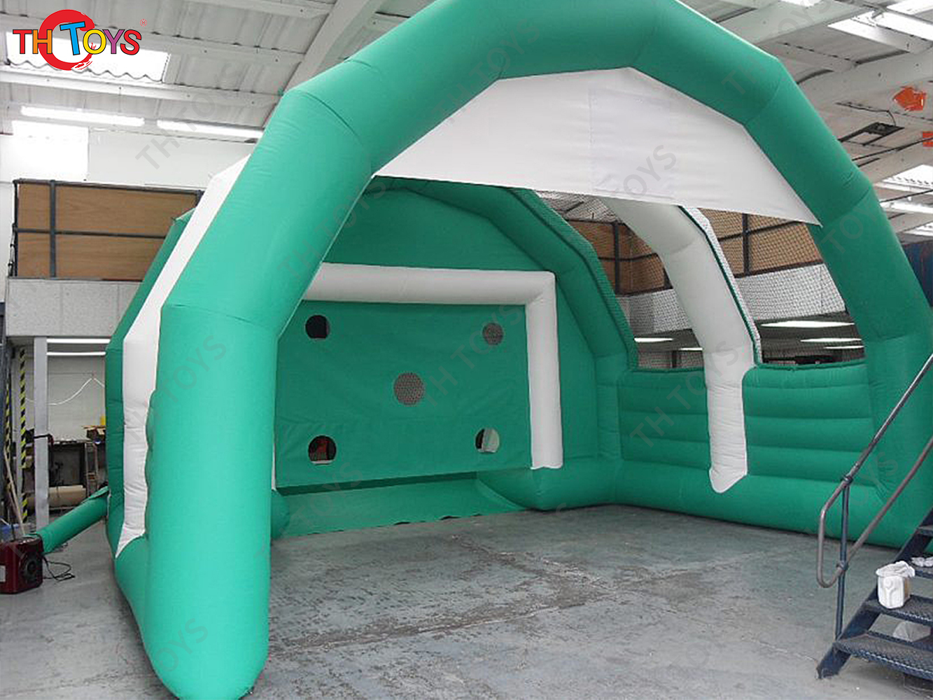 Inflatable Football Target Commercial Inflatable Soccer Shootout Bouncy Goalkeeper with Blower
