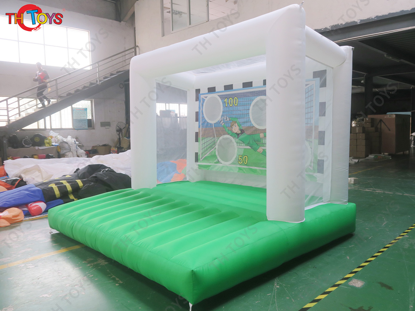5x4m Optional Giant Carnival Sport Inflatable Soccer Target Football Goal Shootout Goal Unisex for Playground Use