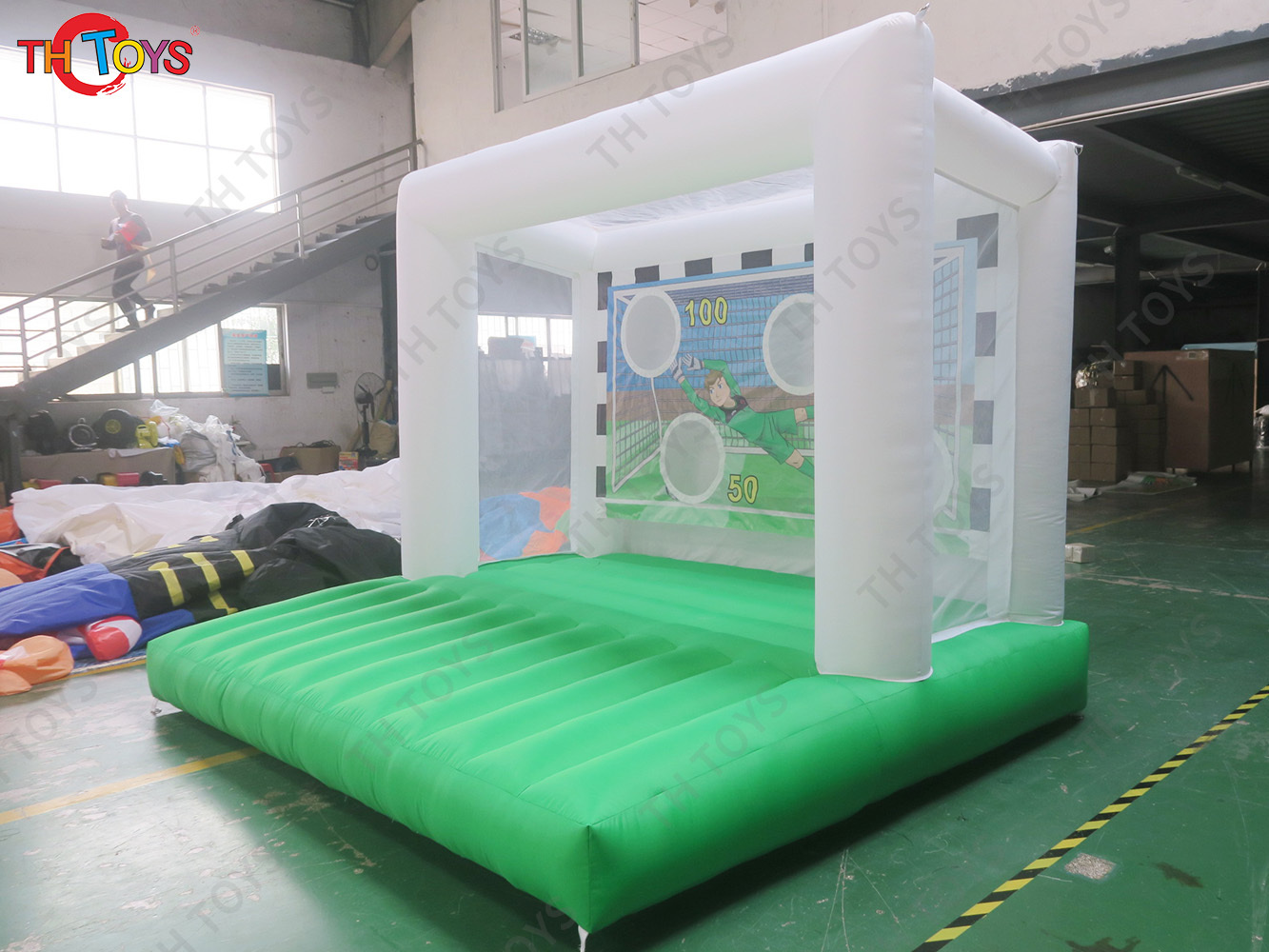 5x4m Optional Giant Carnival Sport Inflatable Soccer Target Football Goal Shootout Goal Unisex for Playground Use
