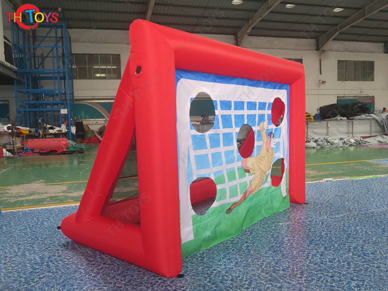 3x1.5x2mH Optional Inflatable Football Shoot Out Game Inflatable Football Goal Carnival Sport Game Toys for Sale