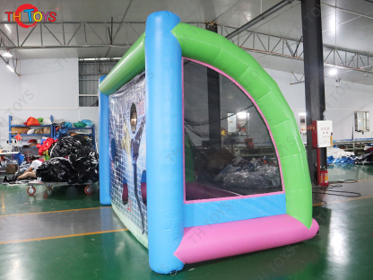 4x2.5m Optional Inflatable Football Shoot Out Game Inflatable Football Goal Carnival Sport Game Toys for Sale