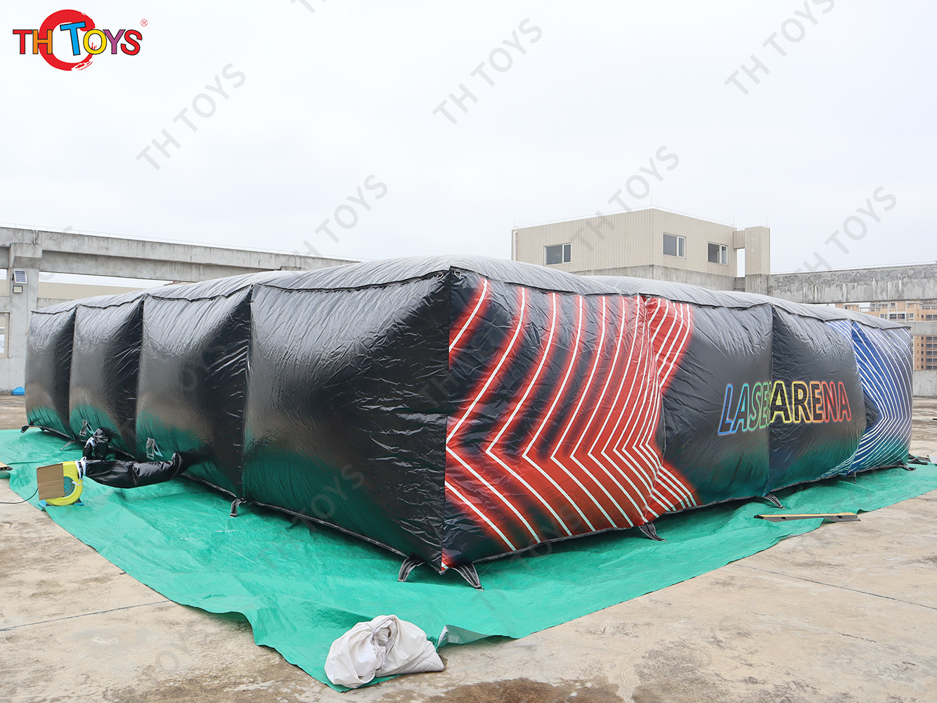 Custom inflatable Labyrinth Laser Tag Game Arena, commercial PVC Inflatable laser tag Maze for kids n adults