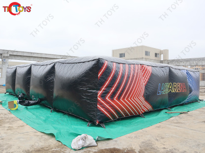 Custom inflatable Labyrinth Laser Tag Game Arena, commercial PVC Inflatable laser tag Maze for kids n adults