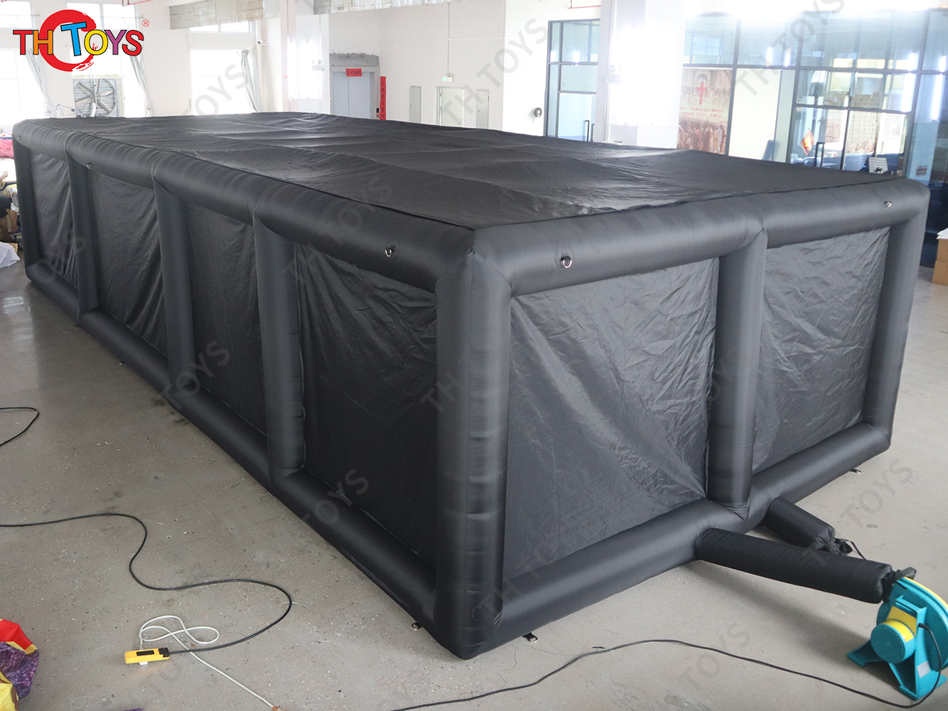 Inflatable Halloween Maze Tag Inflatable Haunt House Arena labyrinth Carnival Sport Game for Sale