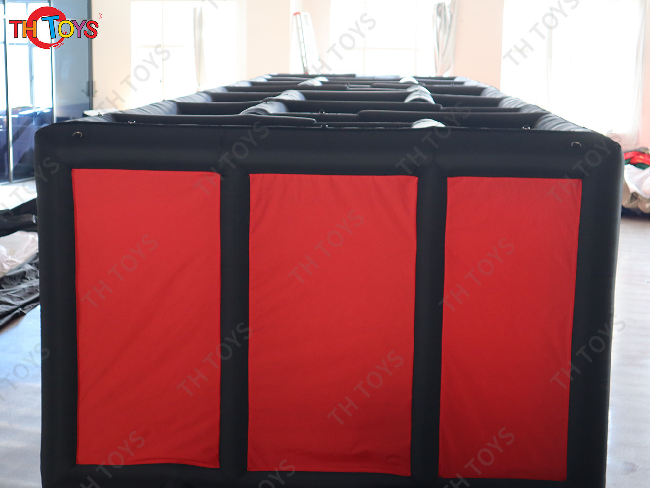 Custom Made Inflatable Halloween Haunted House Maze Blow Up Air Labyrinth Maze Challenge Game with Blower