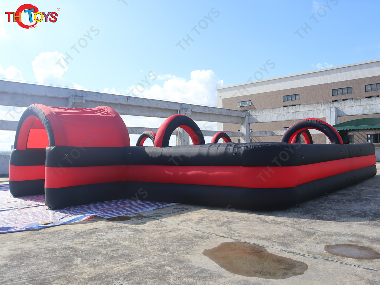 Inflatable maze arena, inflatable maze tag, big inflatable maze game durable inflatable puzzle labyrinth game