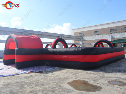 Inflatable maze arena, inflatable maze tag, big inflatable maze game durable inflatable puzzle labyrinth game