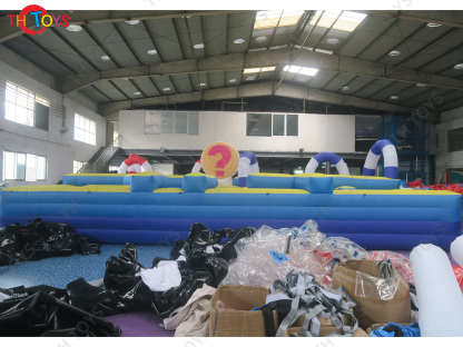 Customized labyrinth inflatable maze game for sale Inflatable Puzzel Game,free air ship to door
