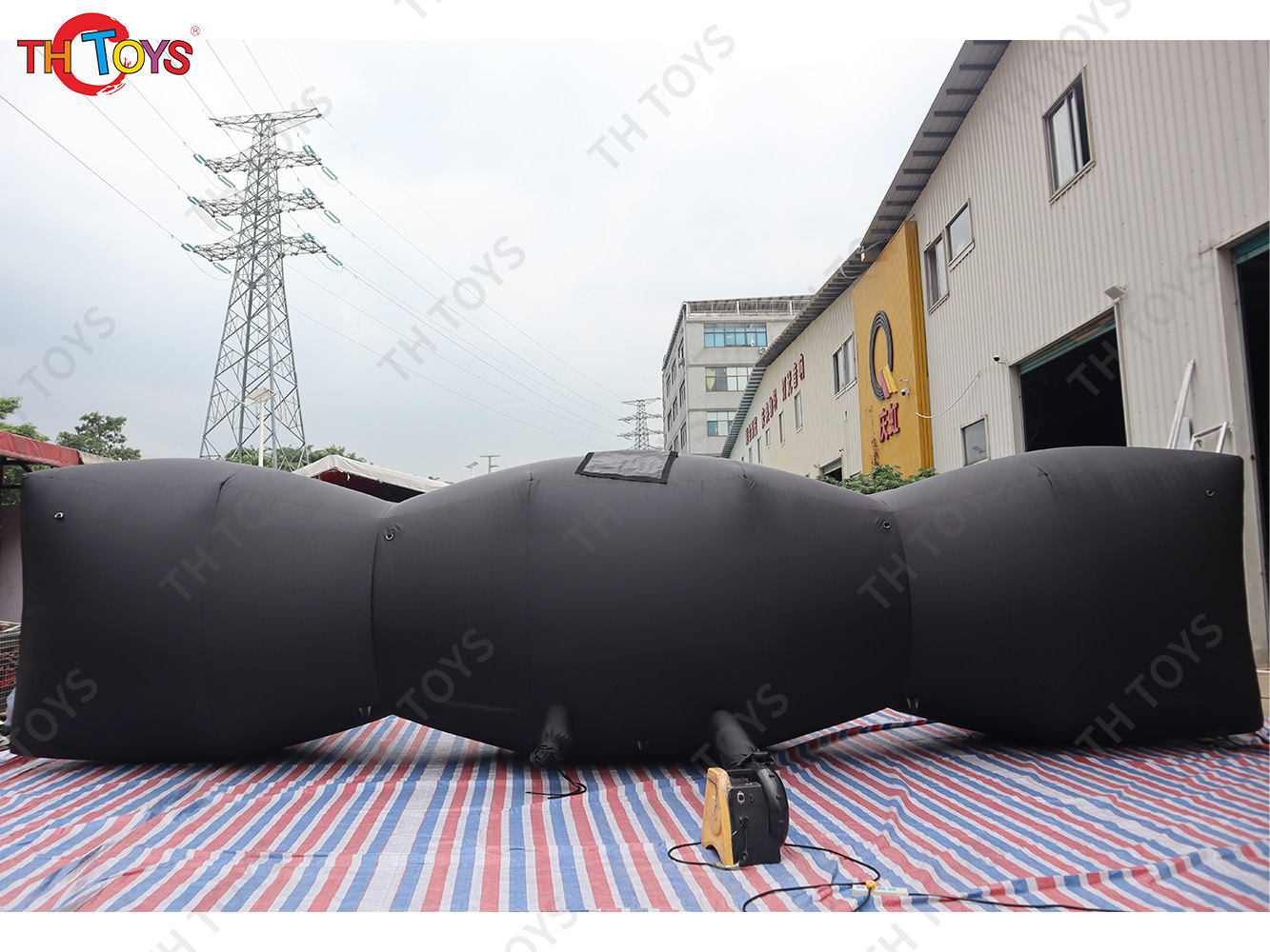 CS inflatable laser tag arena challenge games, inflatable maze games fields haunt house