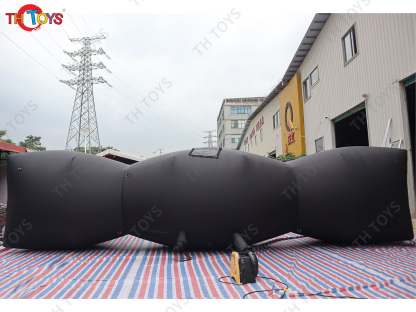 CS inflatable laser tag arena challenge games, inflatable maze games fields haunt house