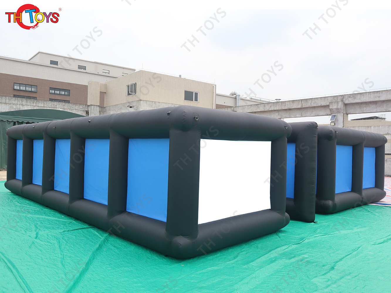 7m/8m/10m Optional Black Oxford Fabric Inflatable Maze Tag Blow Up Bounce Maze Arena Sport Game for Sale
