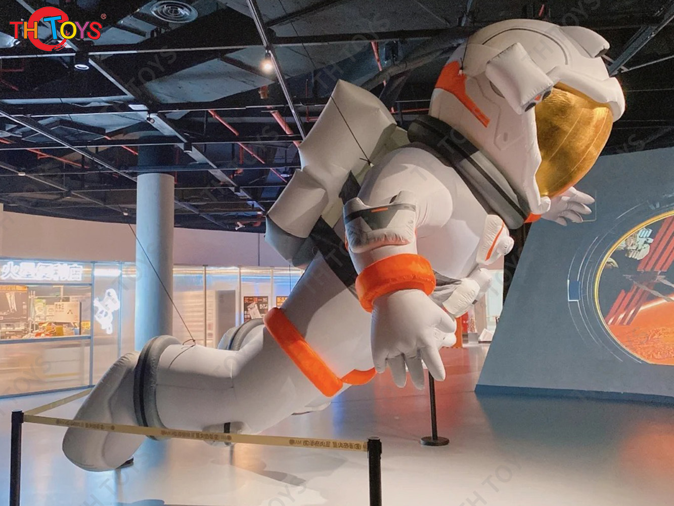 Giant Inflatable Astronaunt Replica Model Outdoor Advertising Inflatable Spaceman Character with Blower