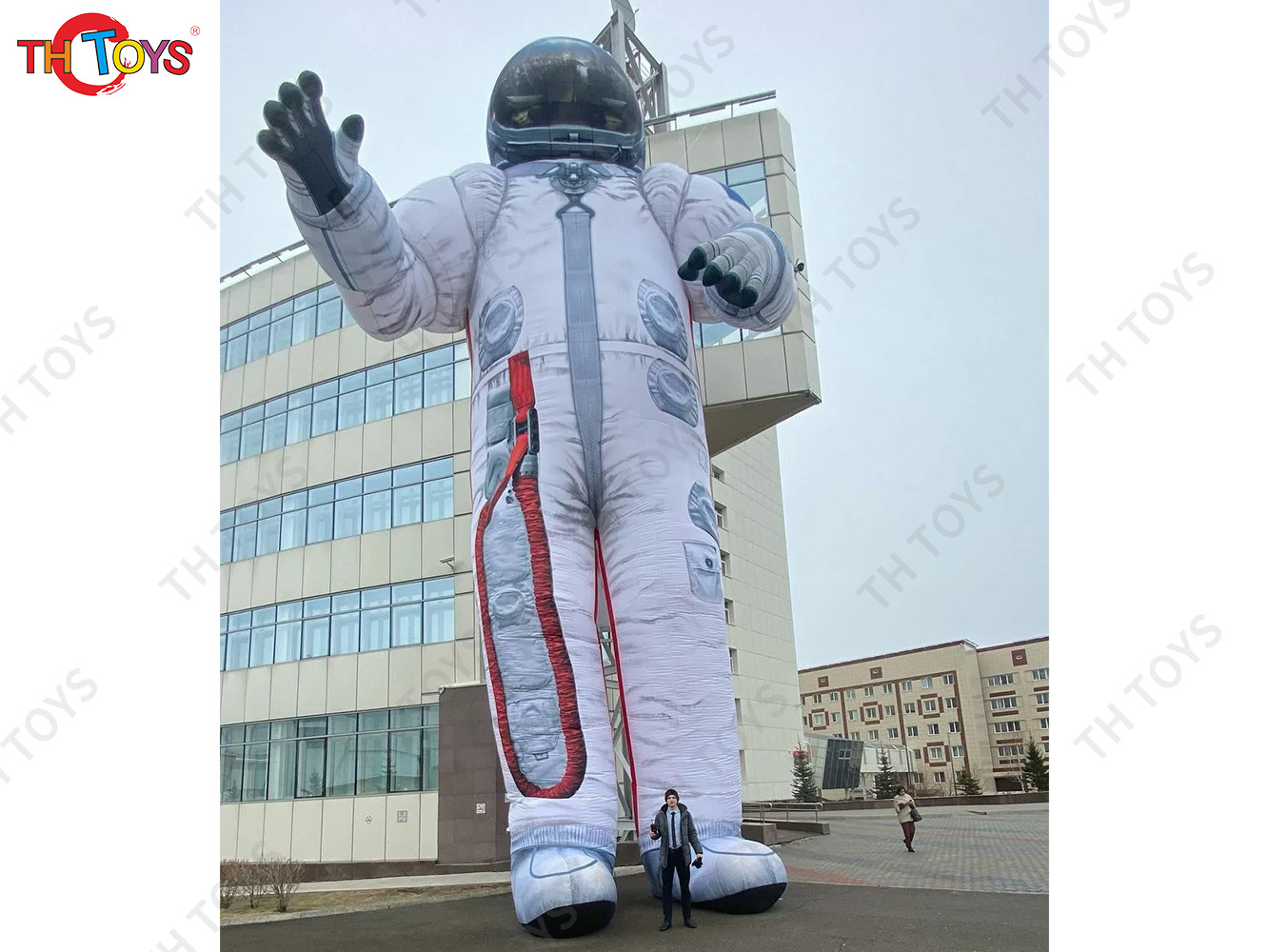 Giant Inflatable Waving Astronaut Air Blow Space Man Cartoon Spaceman Event Stage Decor Advertising Props