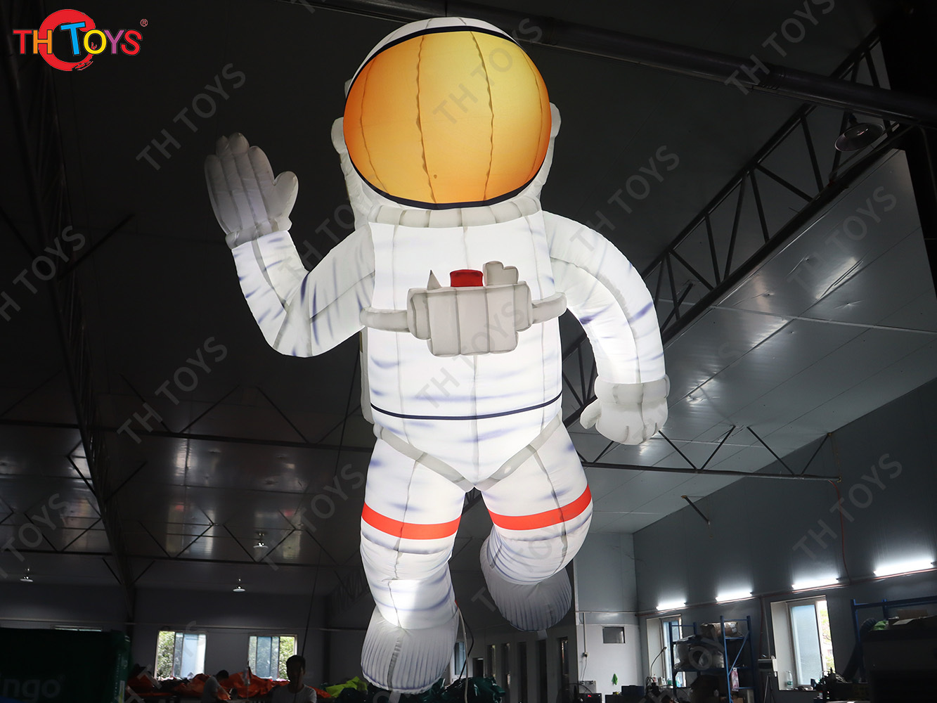 Outdoor Giant Inflatable Spaceman Inflatable Astronaut with led light for advertising
