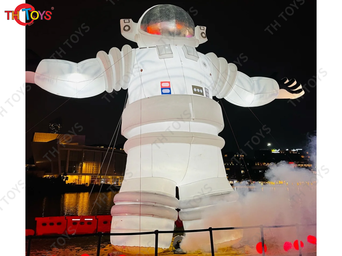 Outdoor Giant Inflatable Spaceman Inflatable Astronaut with led light for advertising