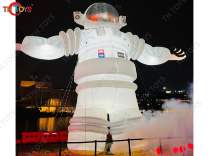 Outdoor Giant Inflatable Spaceman Inflatable Astronaut with led light for advertising