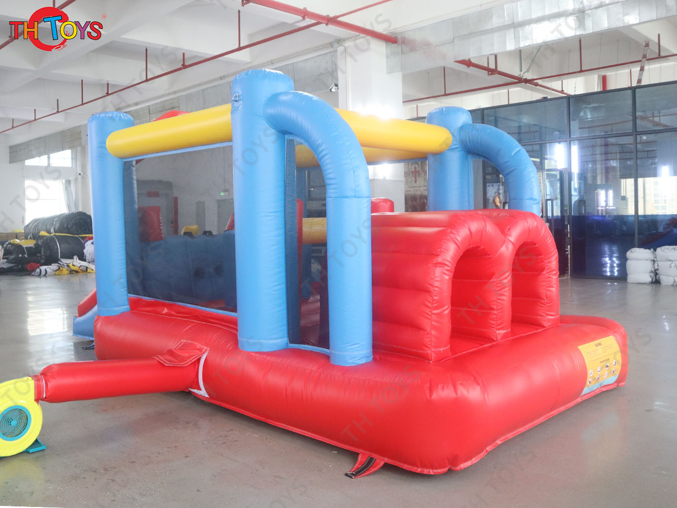 5.2x2.5m PVC Tarpaulin Inflatable Bouncer Cheap Inflatable Bouncy Castle Bounce House Toys with Slide