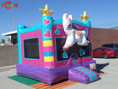 Dinosaur animal inflatable bouncy house, 2025 new style party rental inflatable jumper house for kids