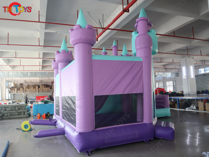 3 in 1 Pink Inflatable Bounce House with Slide Outdoor Wedding Bouncy Castle Commercial Inflatable Bouncer with Blower for Sale